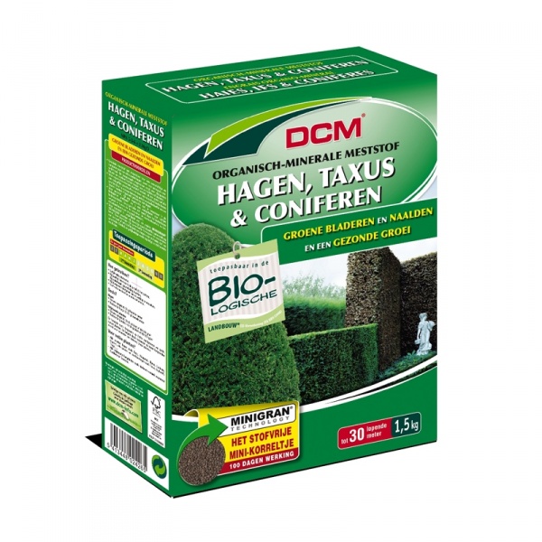 DCM meststof hagen, taxus en coniferen - 20 kg - België